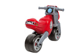 Motocicleta copii cu doua roti fara pedale Cross 8 motor, rosu